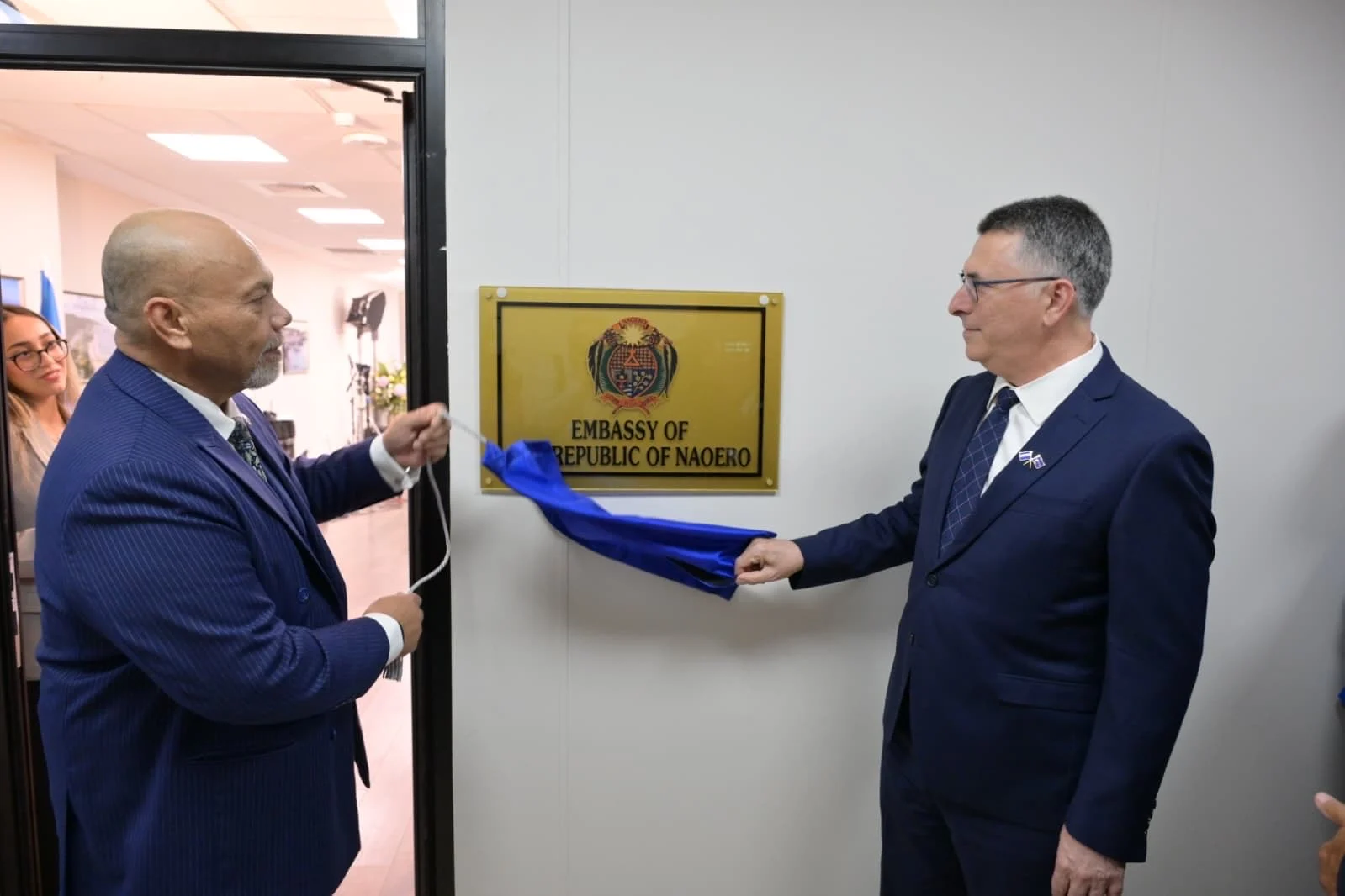 Pacific island nation Nauru opens its first Israeli embassy, in Jerusalem