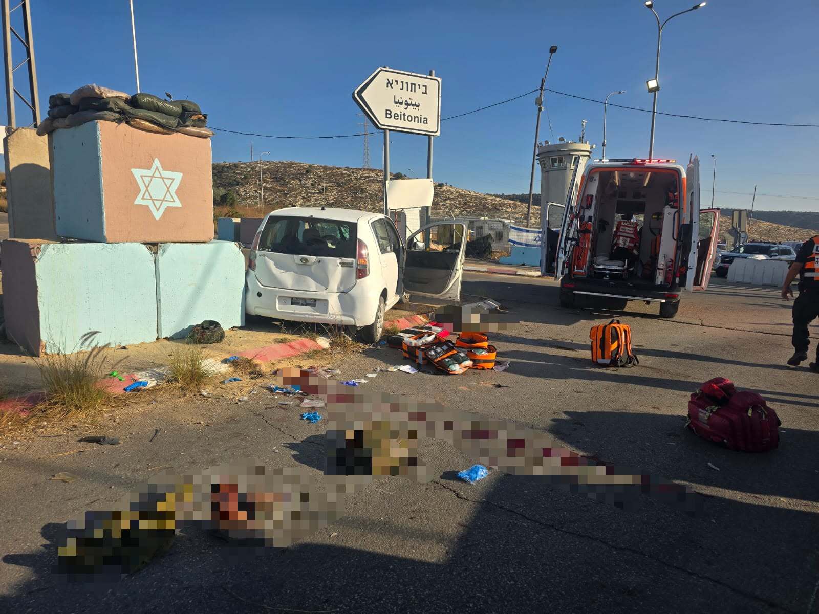 IDF soldier seriously hurt in car-ramming attack in West Bank; assailant shot dead