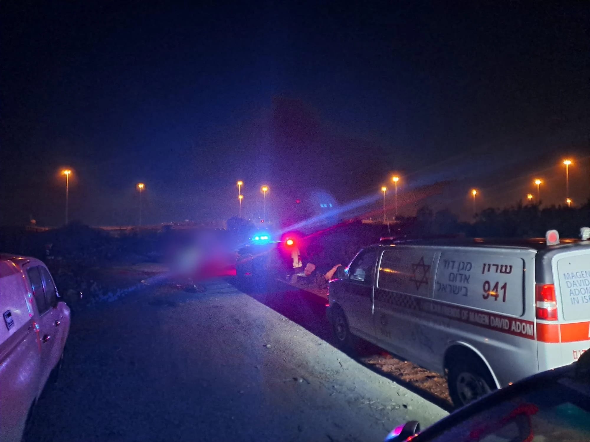 Bodies of 3 men found in back seat of burned car near Baqa al-Gharbiya in suspected murder