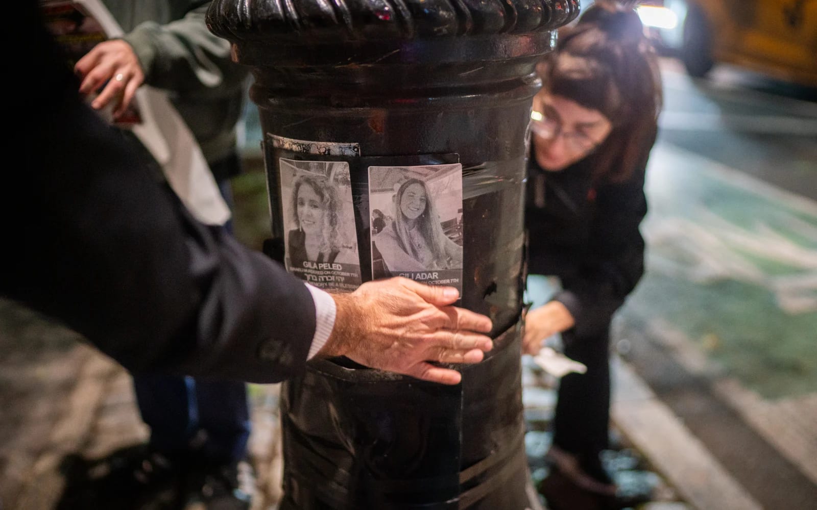 Activists put photos of Oct. 7 victims on NYC streets as city’s Jews mourn anniversary