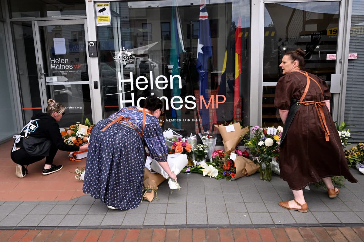 Australian politician loses leg in ramming; family friend charged in counterterror probe