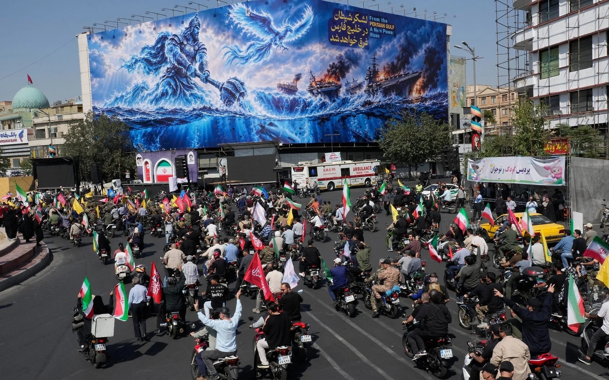 US sanctions target Iran’s auto, rail sectors as blockade chokes shipping lanes