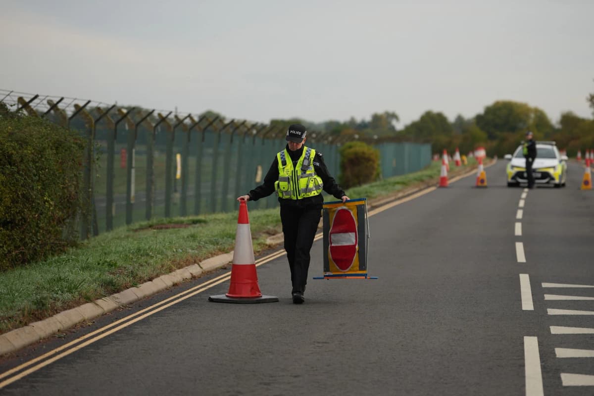 UK police rearrest duo suspected of helping Iranian intel over RAF Fairford incident