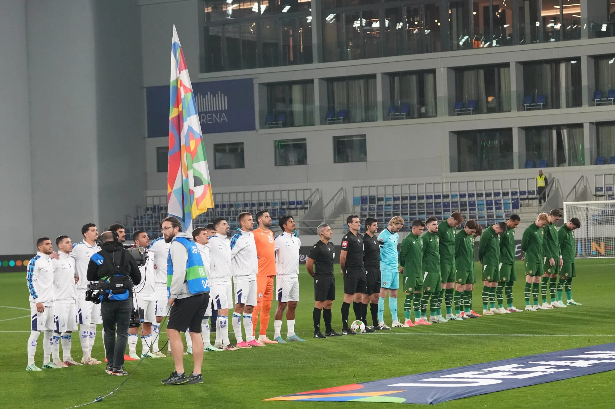 UEFA probes claim Israeli soccer player spat at Ireland staff member during match