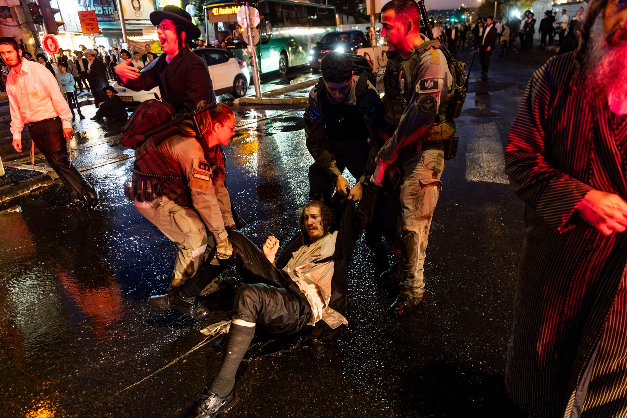 Report: Netanyahu asked Haredi parties to cancel anti-draft protests, fearing optics