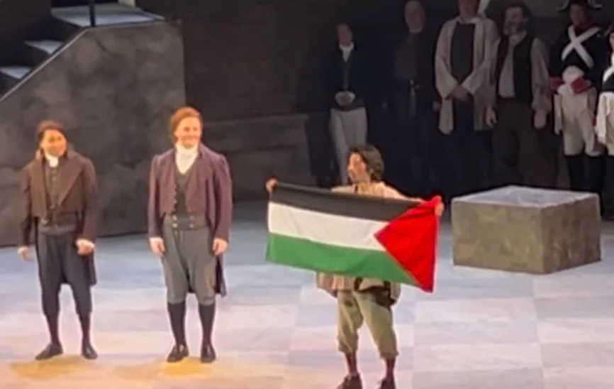 Calgary Opera ditches performer who held up Palestinian flag during ‘Tosca’ curtain call