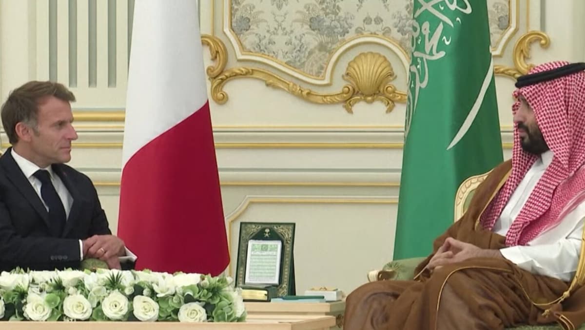 Saudi Arabia Holds Separate Talks With Macron, Jordan’s Safadi on Regional Security