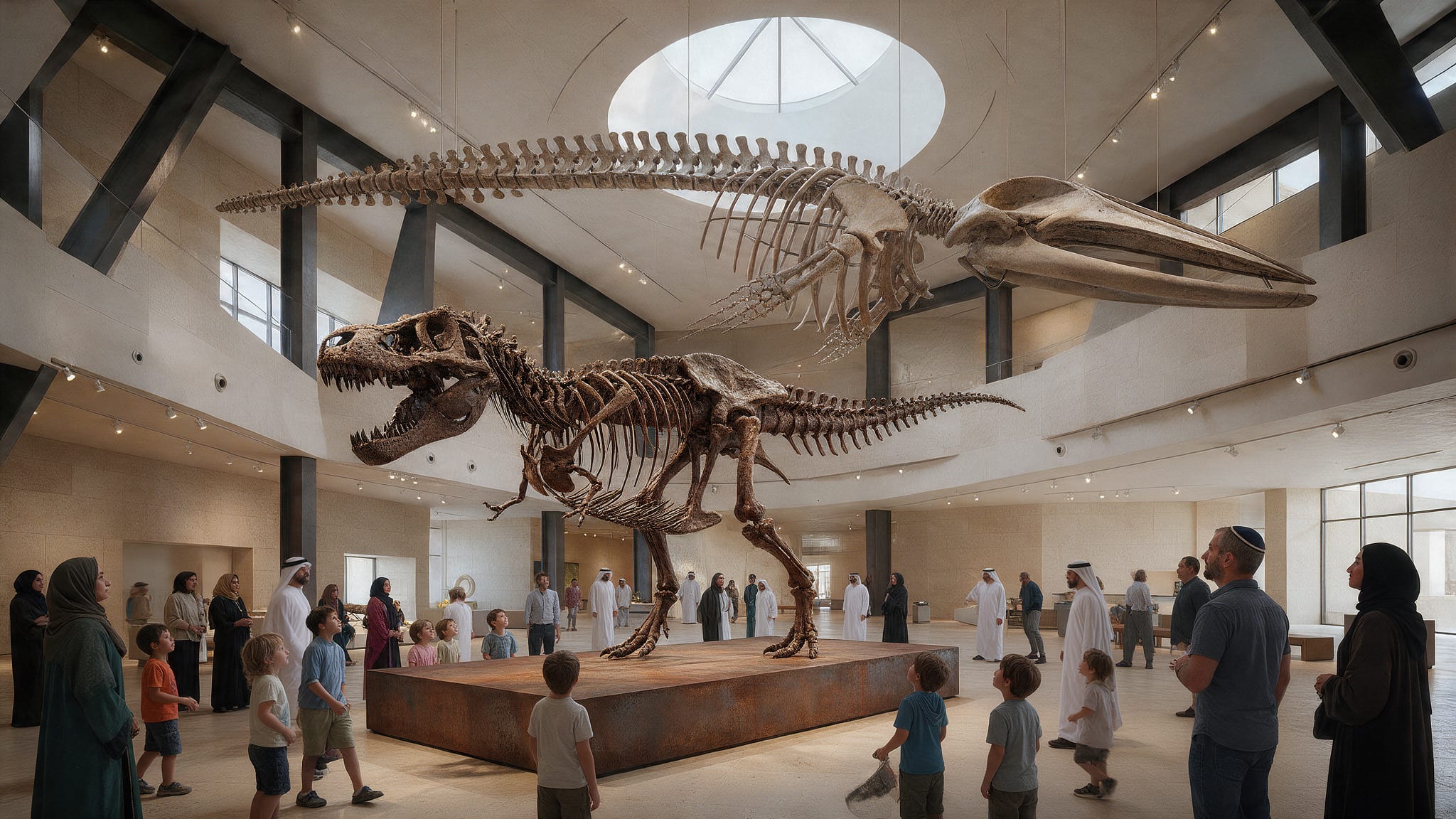 Abu Dhabi Museum Invites Public to Name T. Rex and Blue Whale, but No Rexy or Whaley