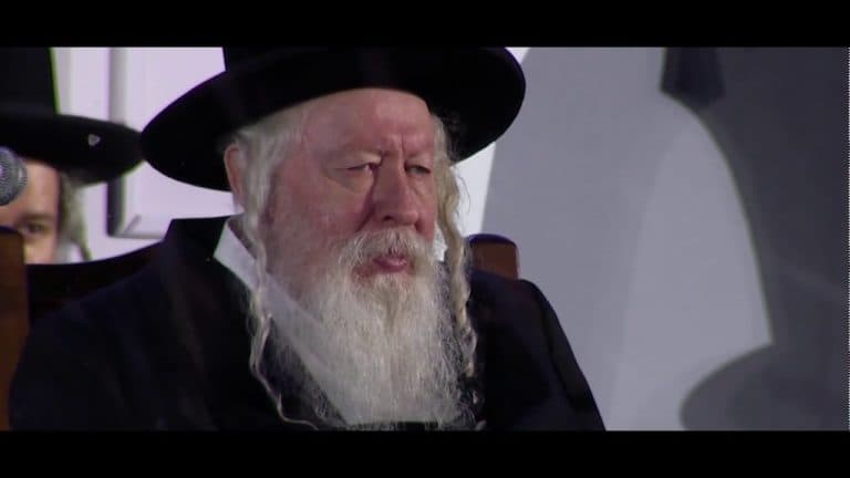 Gerer Rebbe Endorses United Torah Judaism, Ending Weeks of Election Uncertainty