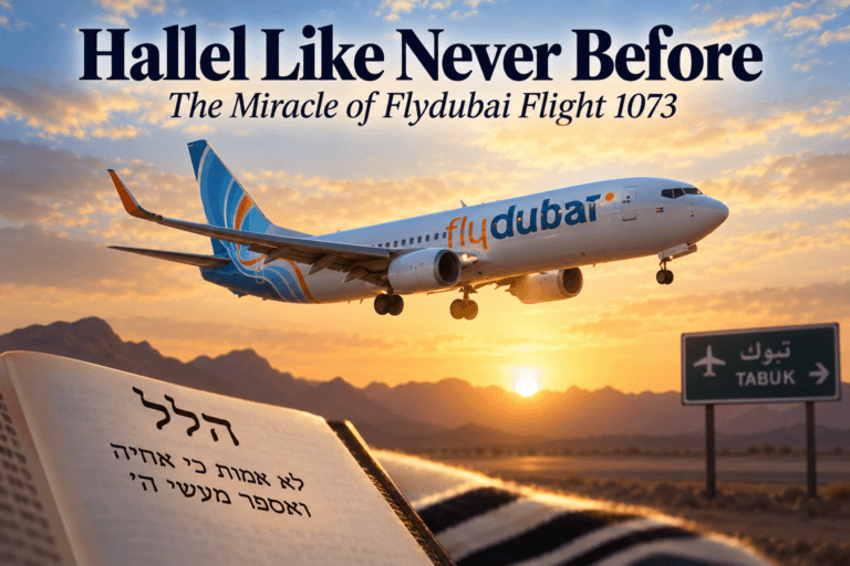 Say Hallel Like Never Before: The Miracle of Flydubai Flight 1073