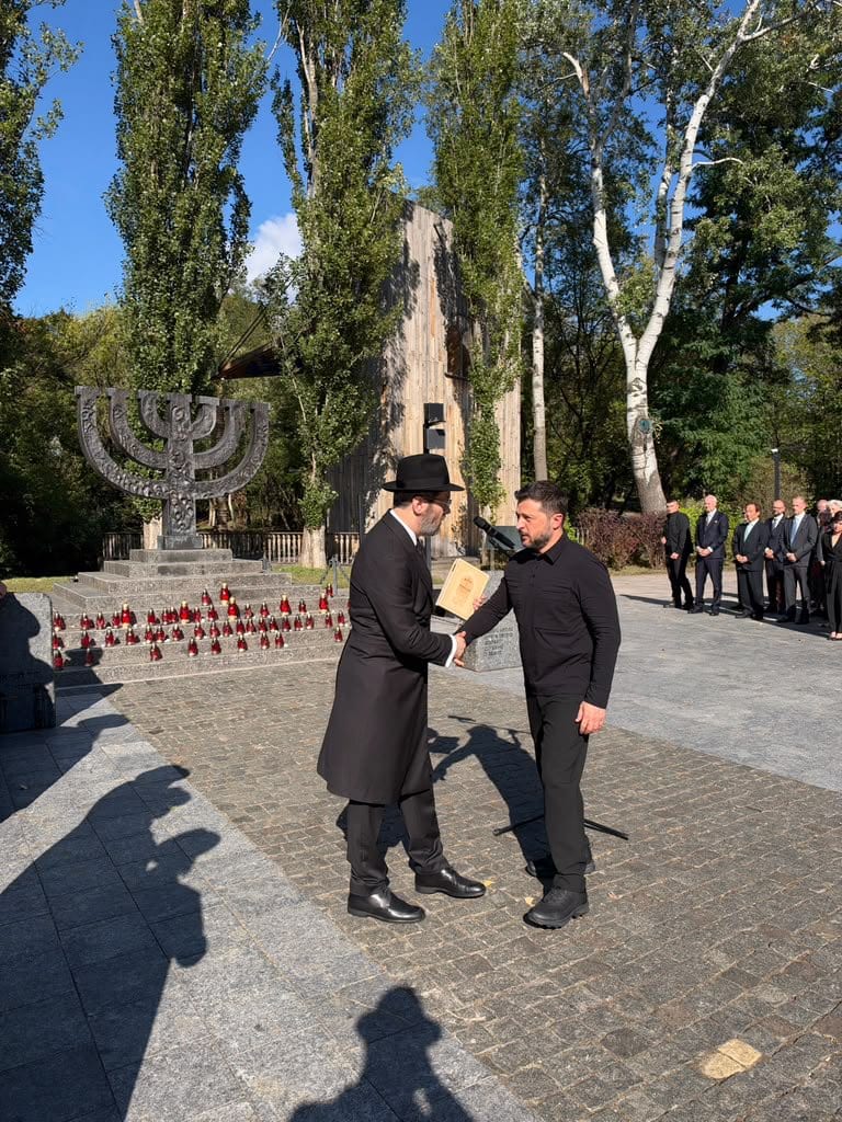 Zelensky Marks 85 Years Since Babyn Yar Massacre