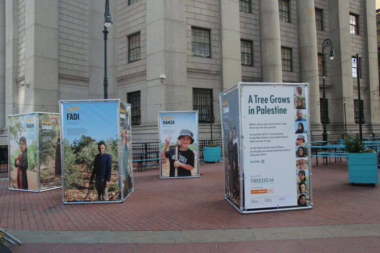 Palestinian Farmers Photo Exhibit Ends Near New York City Hall