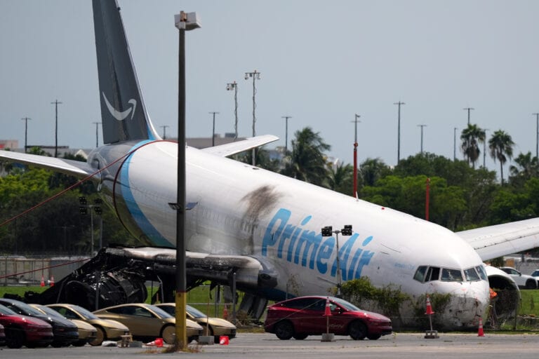 Federal Report Says Pilots Weren’t Warned About Wind Before Amazon Cargo Plane Crashed In Miami