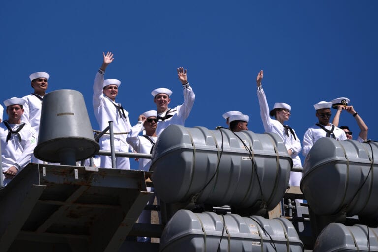 The Long-deployed USS Lincoln Returns Home To San Diego Bay