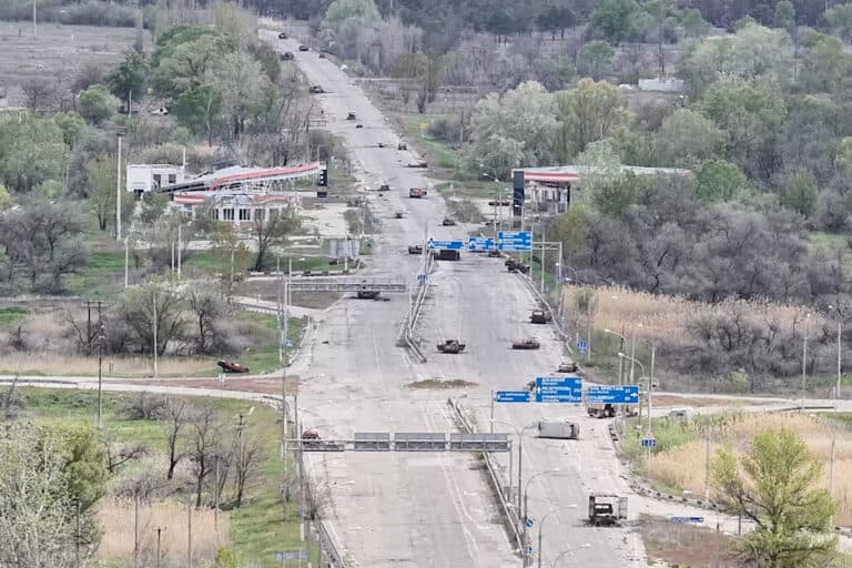 Desperate Civilians Risk Their Lives Along Mined Roads To Escape From A Russian-held City
