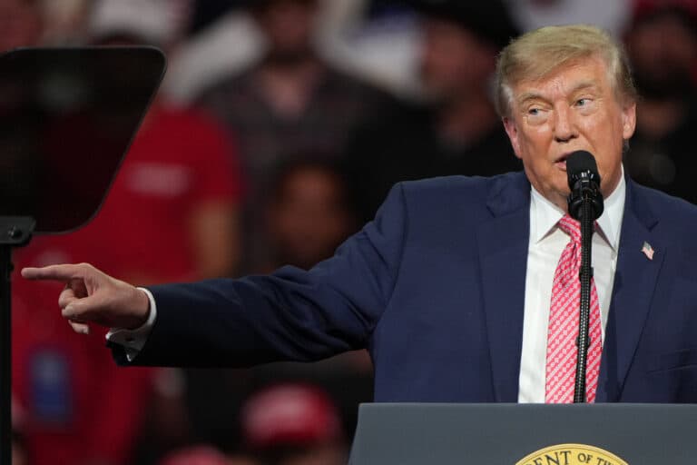 Trump Faces Backlash For Using Antisemitic Slur While Defending Kansas Senator
