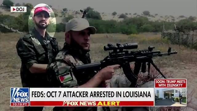 FBI Arrests Gaza Man in Louisiana Accused of Joining Oct. 7 Attack, Entering U.S. on Fraudulent Visa