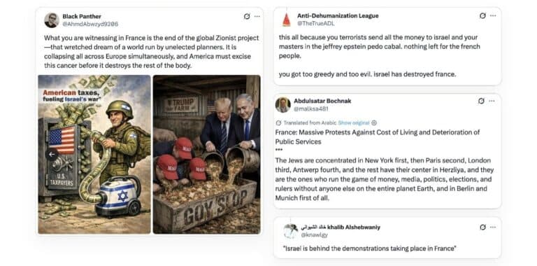 ‘The Jews Did This To France’: Antisemitic Narratives Spread On X Amid Civil Unrest