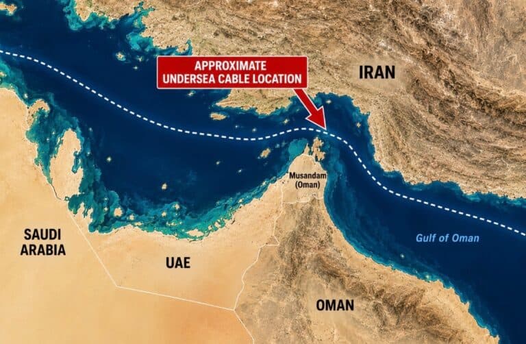 IRGC Spokesman Warns Of Control Over Seven Vital Undersea Internet Cables In Strait Of Hormuz