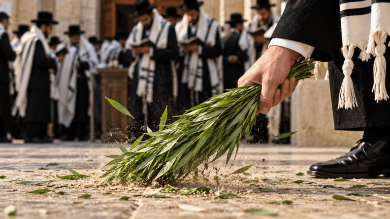Beating those Hoshanos on Hoshana Rabbah