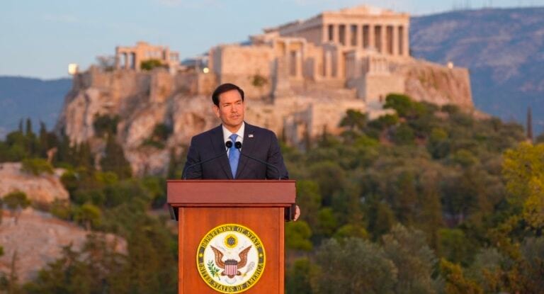 Shapiro Calls Rubio’s Athens Address Best Speech in Years, Asks If 2028 Race Is Already Over