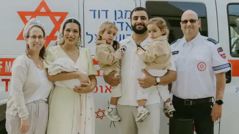 MDA Medic Whose Son Was Murdered Oct 7 Delivers 1st Baby In Memorial Ambulance
