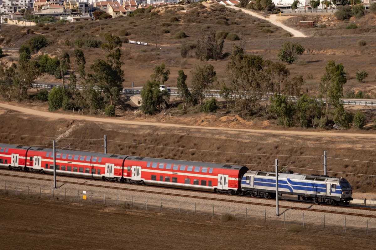 תקלה ברכבת ישראל: שיבושים נרשמים באזור הדרום