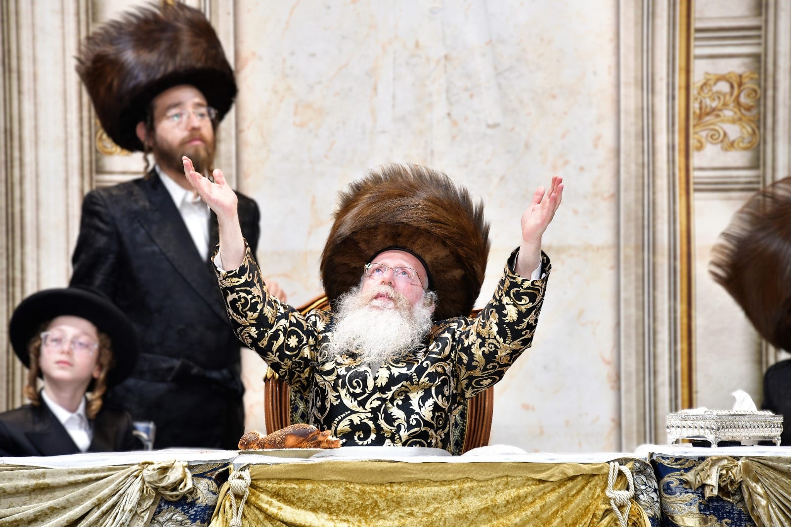 שמחת הבר מצווה לנכד הרבי מקרעטשניף קרית גת