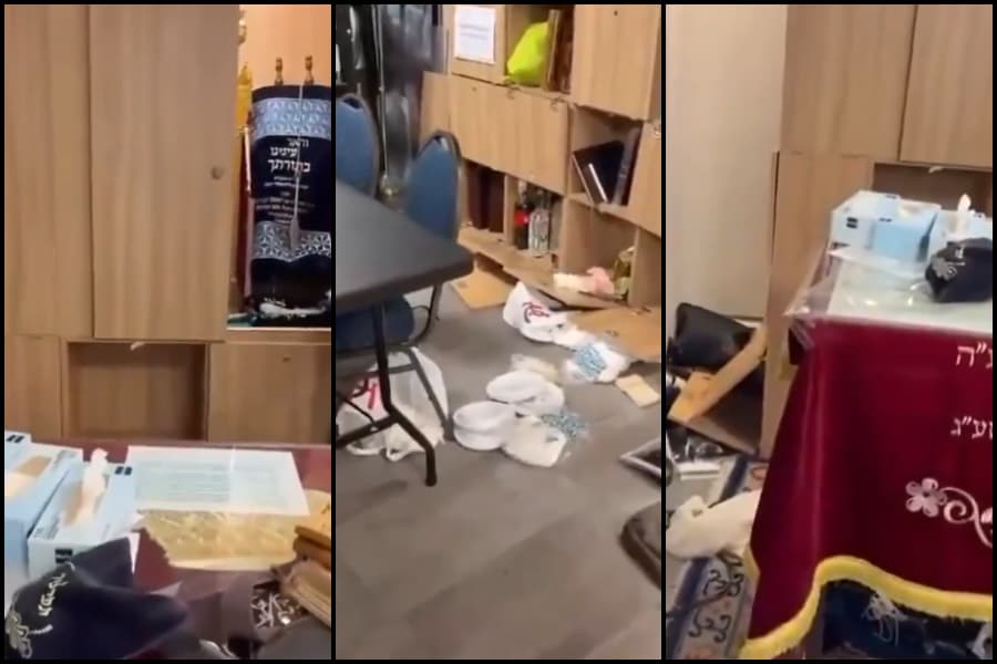 זעזוע בפריז: פורעים השליכו את ספרי התורה על הרצפה