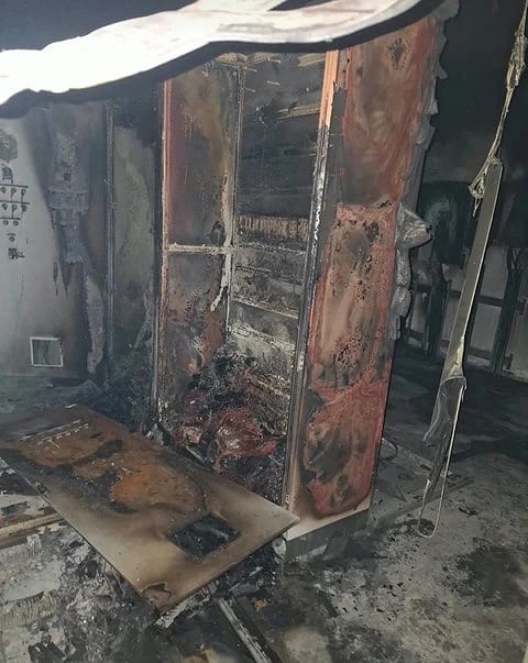 רשות המים על הצתת חדר החשמל: "המקום קרס וניזוק קשות"