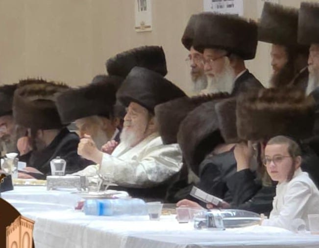 תיעוד מרגש בויז'ניץ: האדמו"ר רקד על רגליו במשך דקות