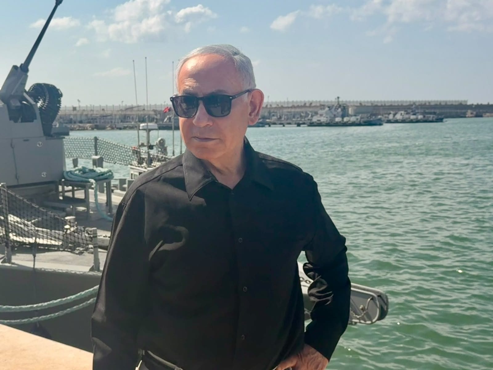 נתניהו בבסיס חיל הים: "לא ניתן לזה לקרות"