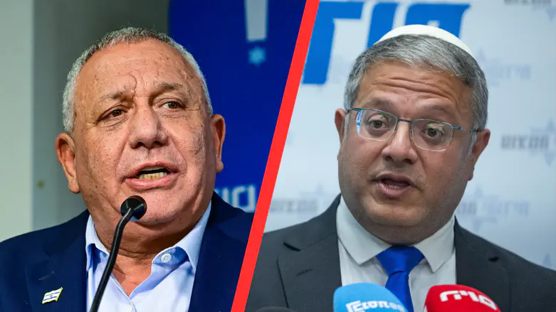 "שקר מוחלט" | בן גביר תובע 100 אלף שקלים מגדי איזנקוט