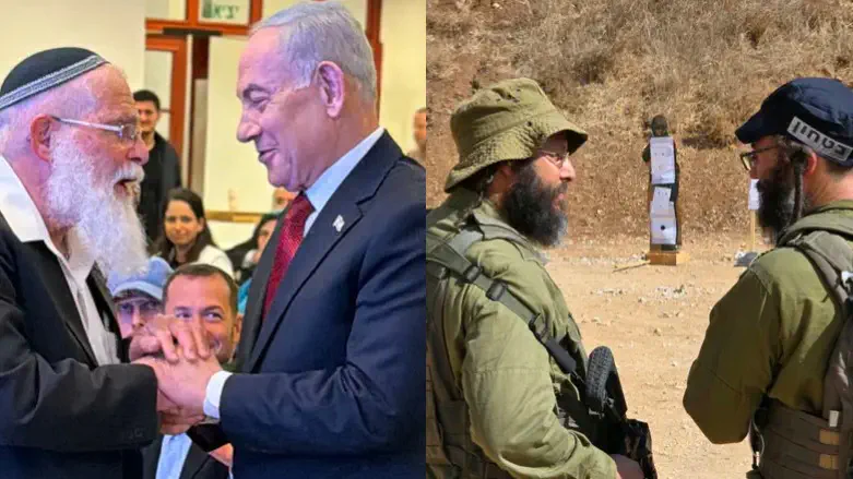 7 ברנז'ה: לחיצת היד של נתניהו - והרב במטווח