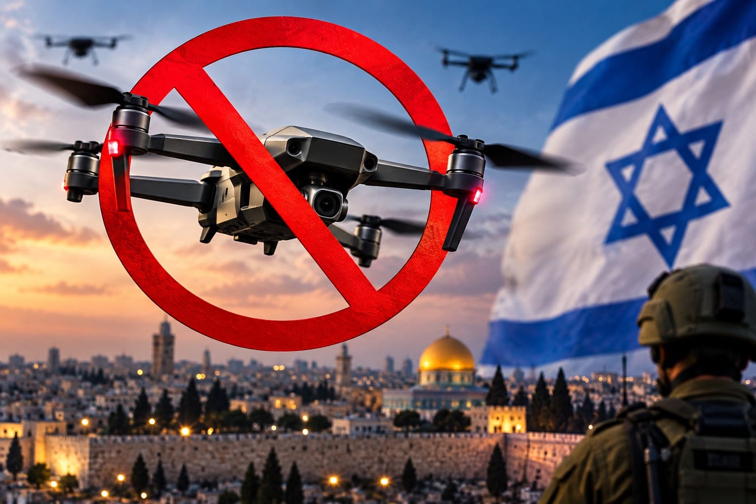 שר הביטחון צפוי לאסור הטסת רחפני סיב אופטי וסים בכל רחבי ישראל