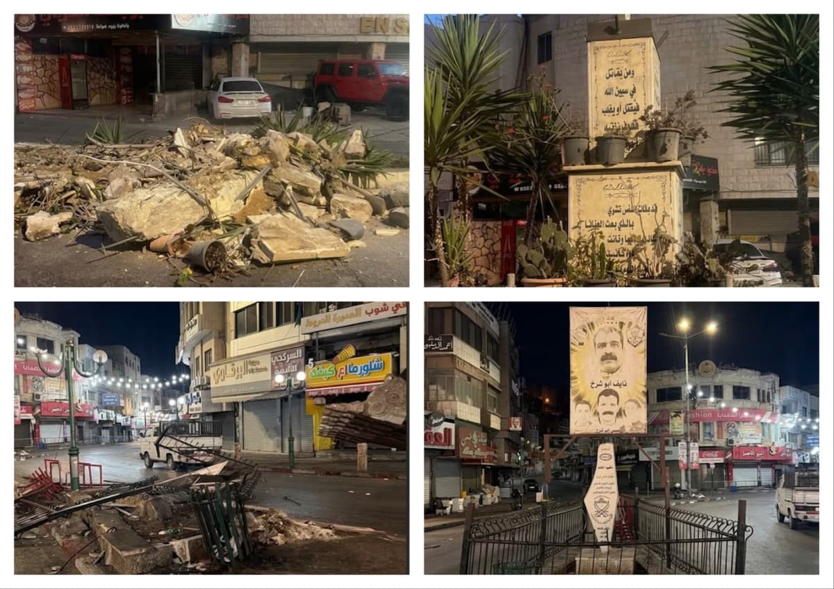 עשרות אנדרטאות ושלטים המפארים מחבלים ביו"ש – נהרסו