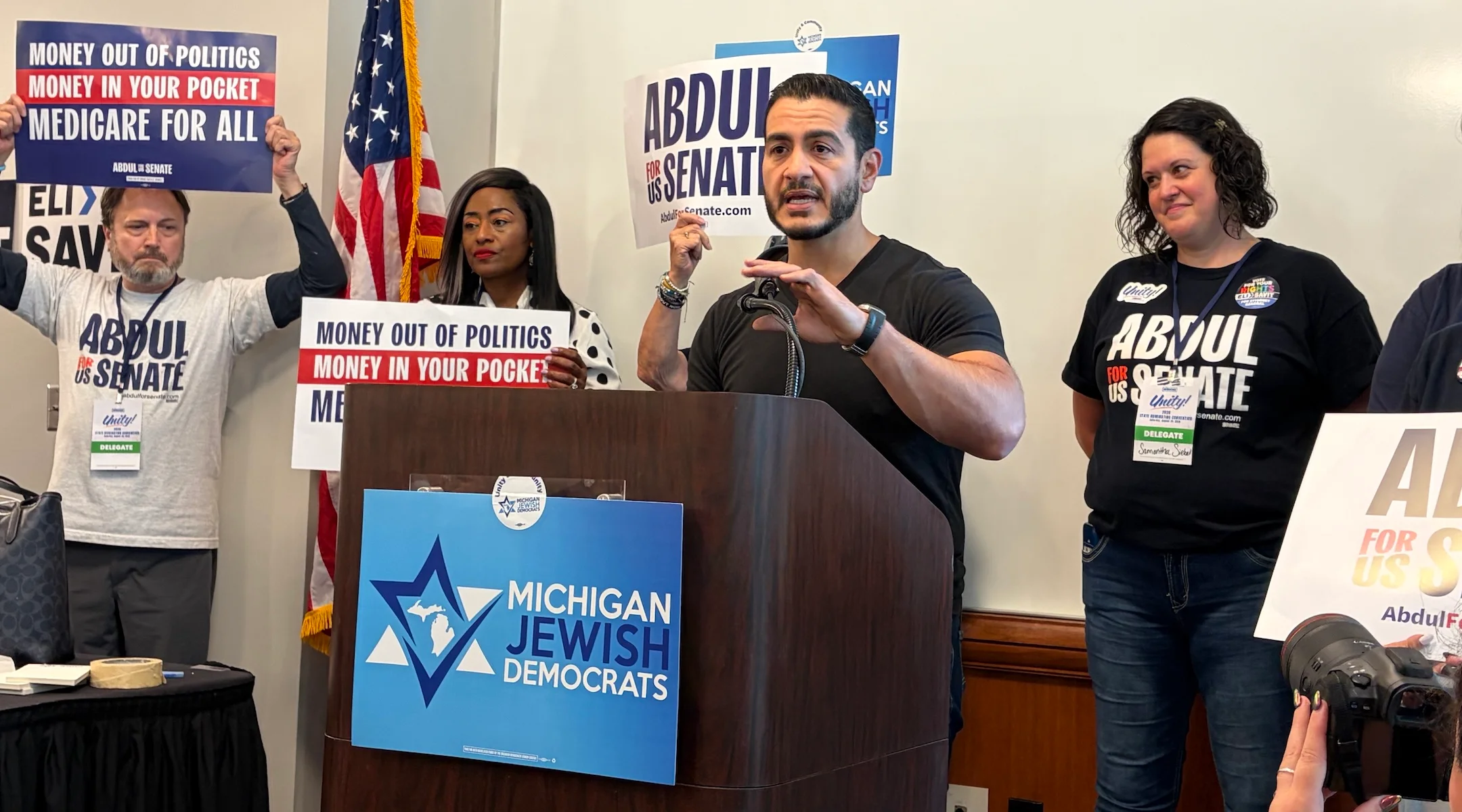 Abdul El-Sayed apologizes for his past Temple Israel comments in meeting with state’s Jewish Dem caucus