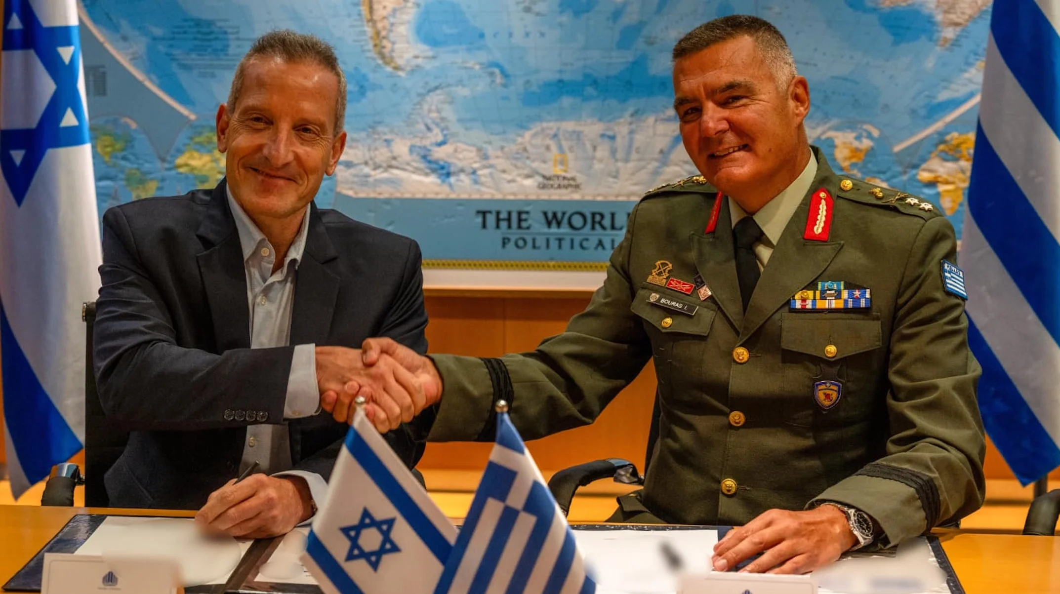 Israel and Greece ink defense deal to protect against regional threats