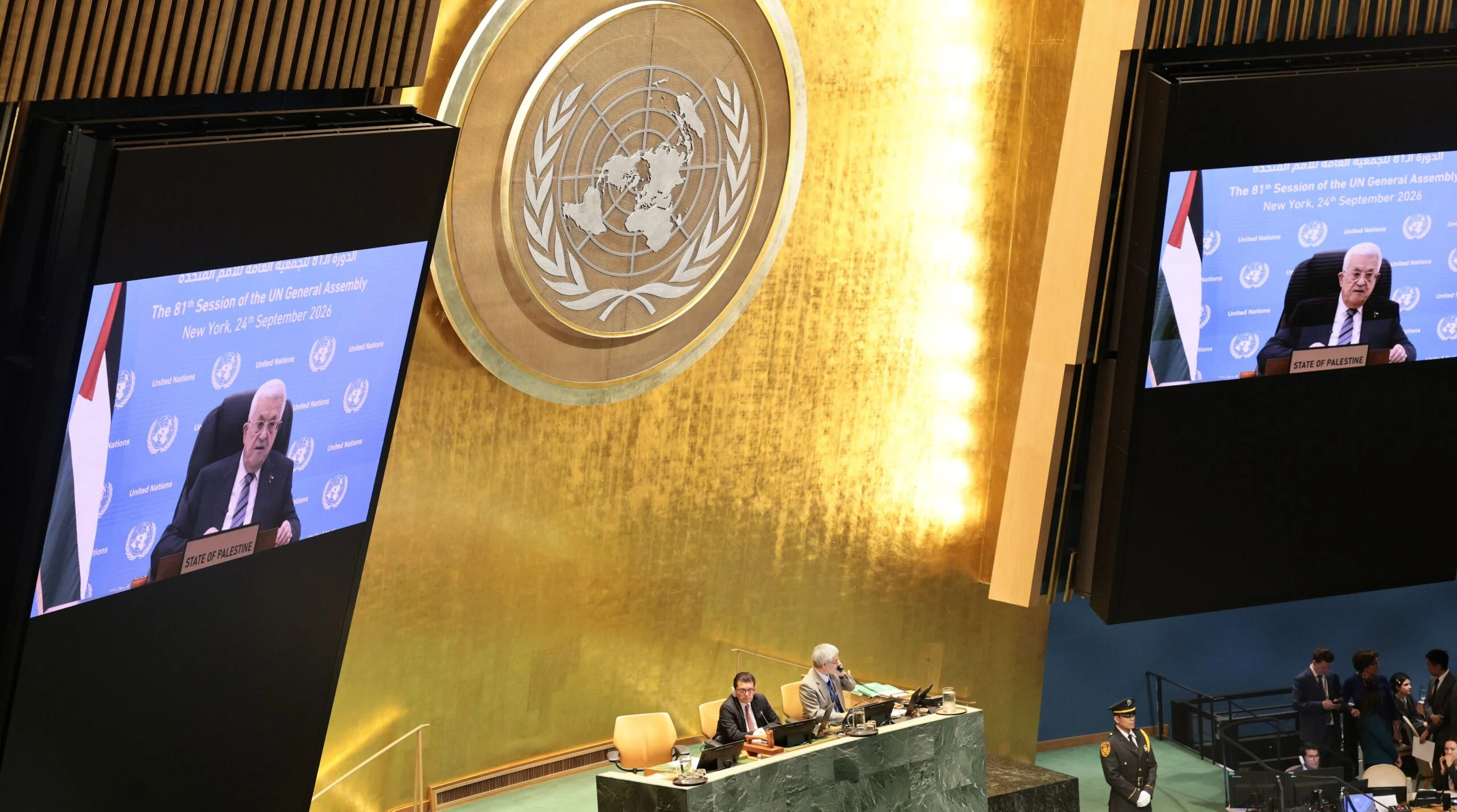 Abbas at the United Nations: The Palestinian people won’t be displaced or disappear