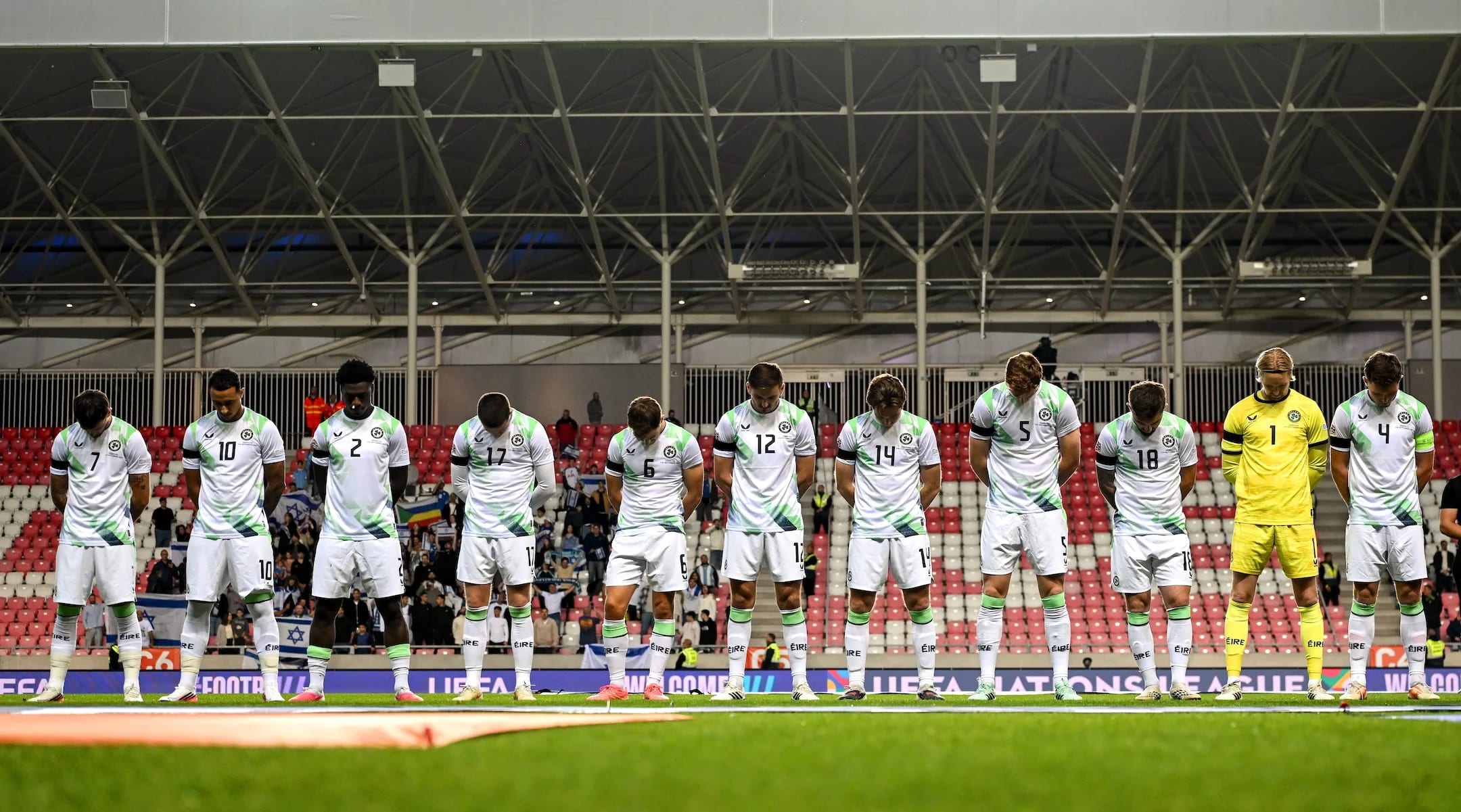 Irish national soccer team won’t shake hands with Israel after win