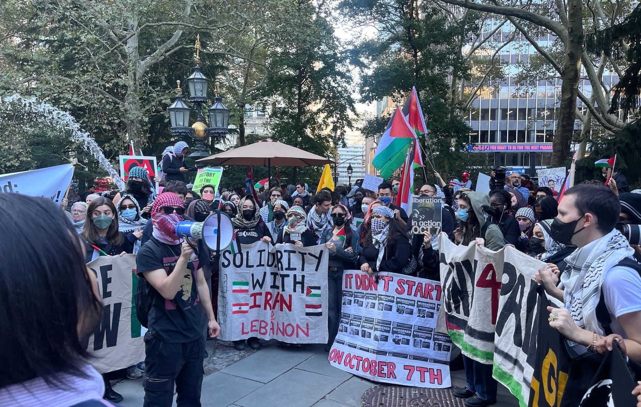 On NYC streets, Jews feel fear on Oct. 7 anniversary, while protesters rage against Israel