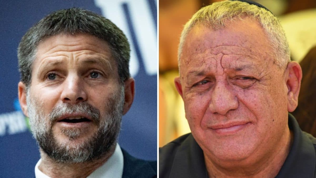 סמוטריץ' מבהיר אם יצטרף לממשלה של איזנקוט: "בתרחיש אחד"
