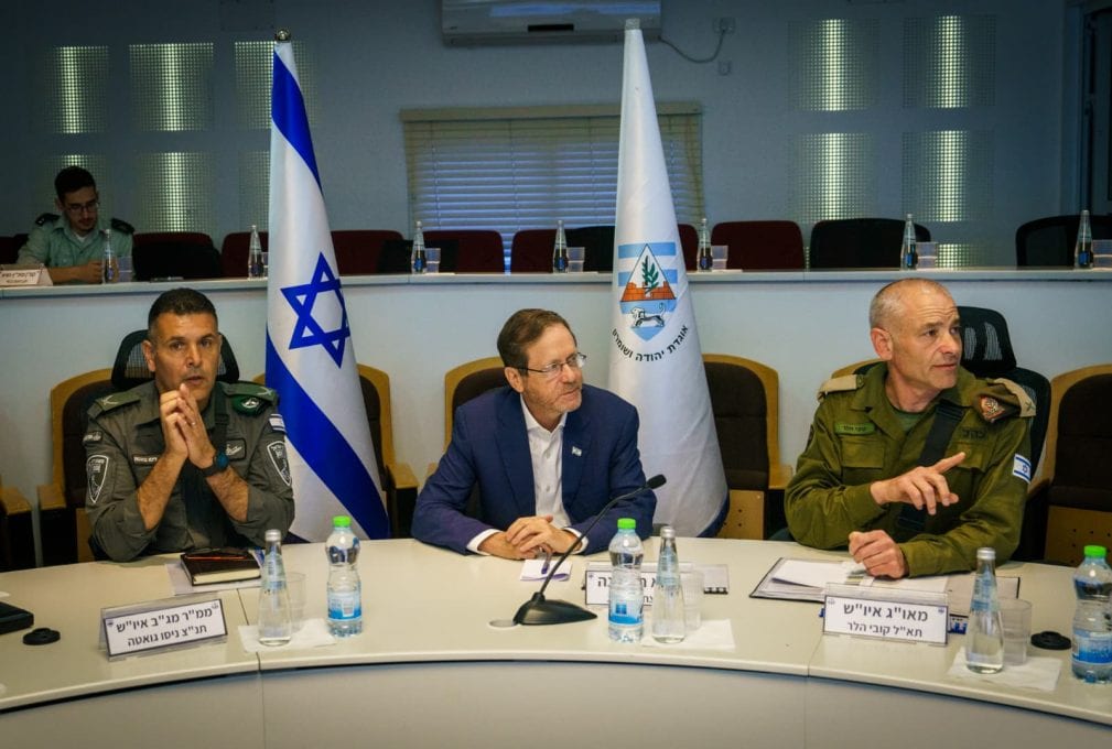 הרצוג באיו"ש: "הפשיעה הלאומנית היא כתם שפוגע בהתיישבות"