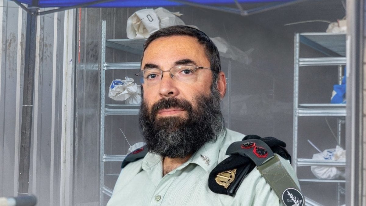 "תפקיד חיי": השליחות המטלטלת של הרב הסרוג מאז 7 באוקטובר