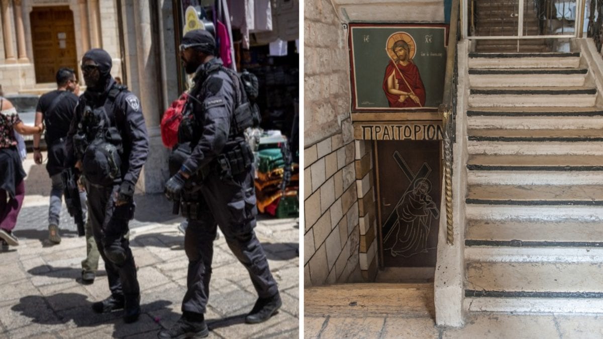ירק על כנסייה בעיר העתיקה: כתב אישום נגד בן 19 מיצהר