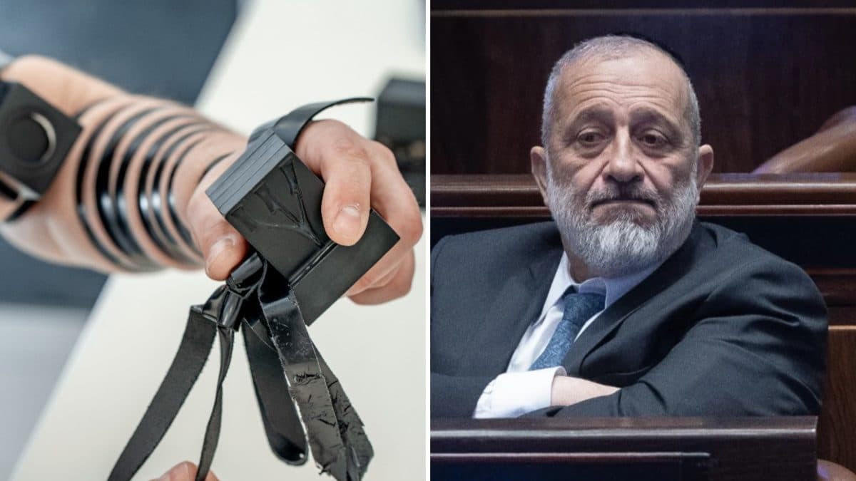 ההבטחה ההזויה של ש"ס: חלוקת תפילין המונית מכספי מערכת החינוך