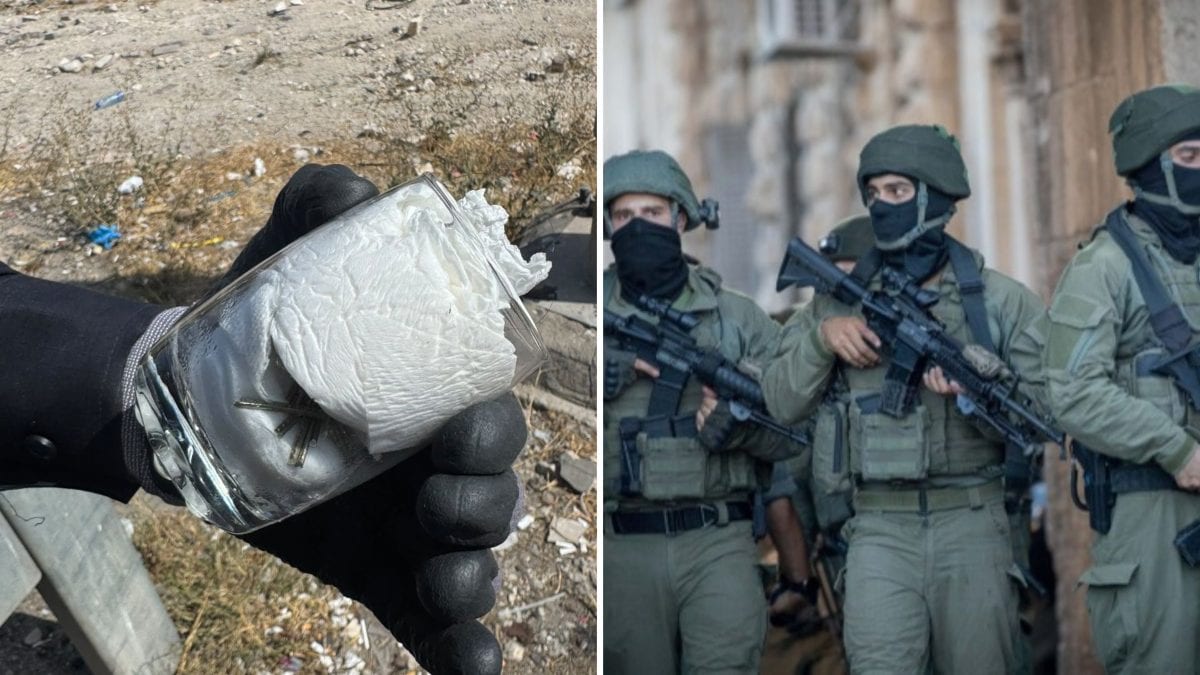 סוכל פיגוע סמוך לירושלים: המחבל נתפס עם סכין וחומרי תבערה