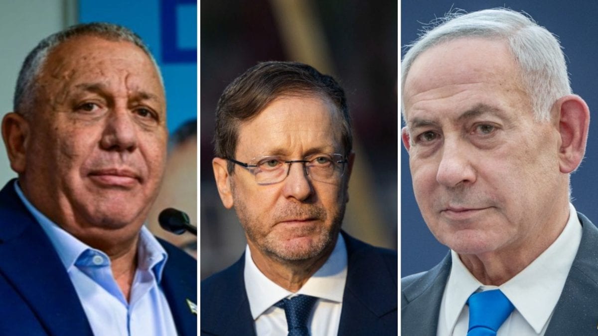 המהלך החשאי של הרצוג לאחד בין נתניהו לאיזנקוט