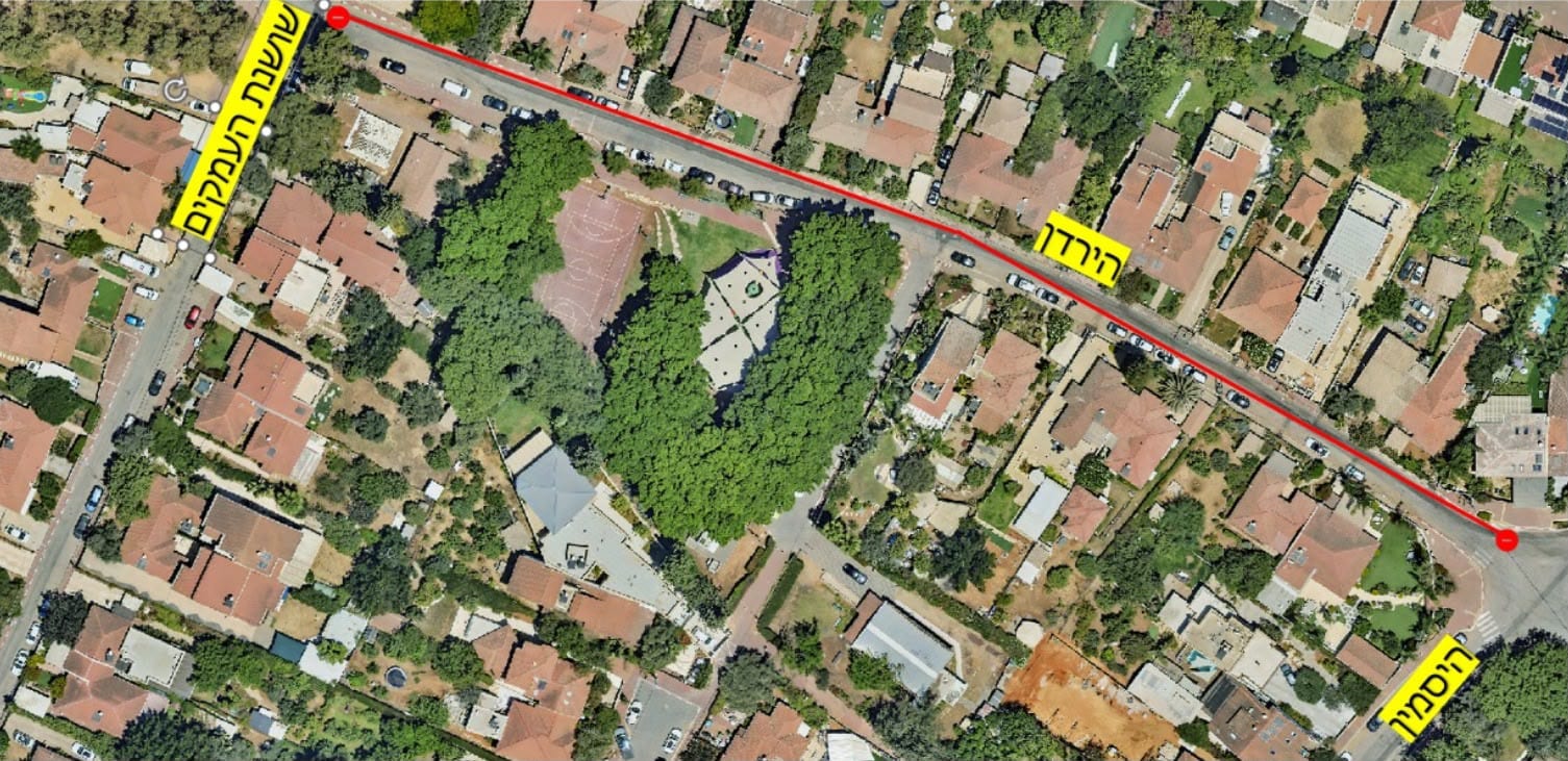 שלושה שבועות של חסימות ברחובות: רחוב הירדן ייסגר מדי יום עד 17:00