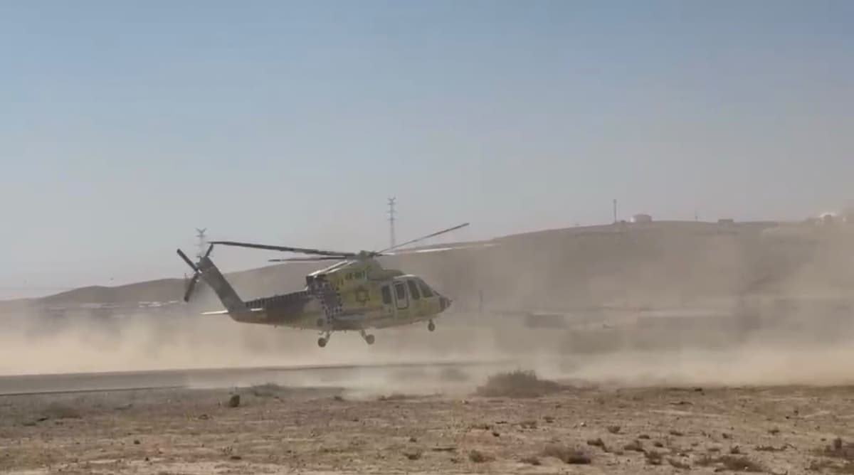 תרחיש של פגיעת טיל בדימונה: כוחות החילוץ תרגלו פינוי עשרות נפגעים